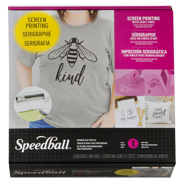 Speedball Beginner Screen Printing Craft Vinyl Kit
