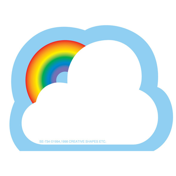 Creative Shapes Notepad, Rainbow, Mini