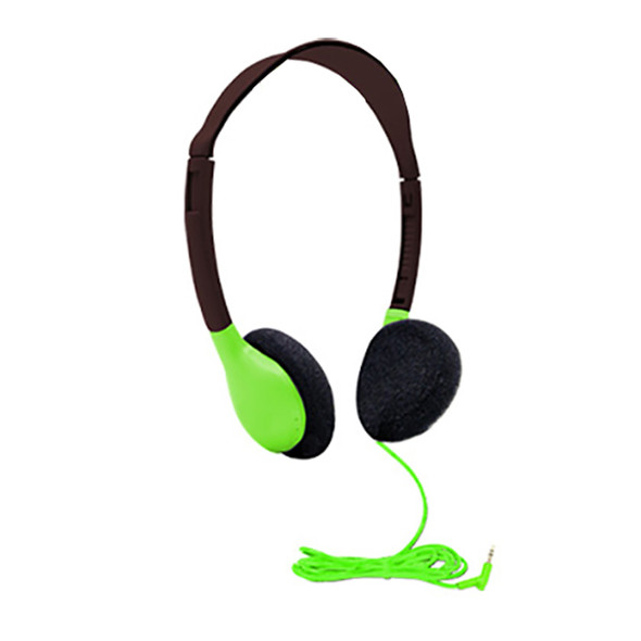 Sack-O-Phones, 10 Personal Headphones in a Carry Bag, Green