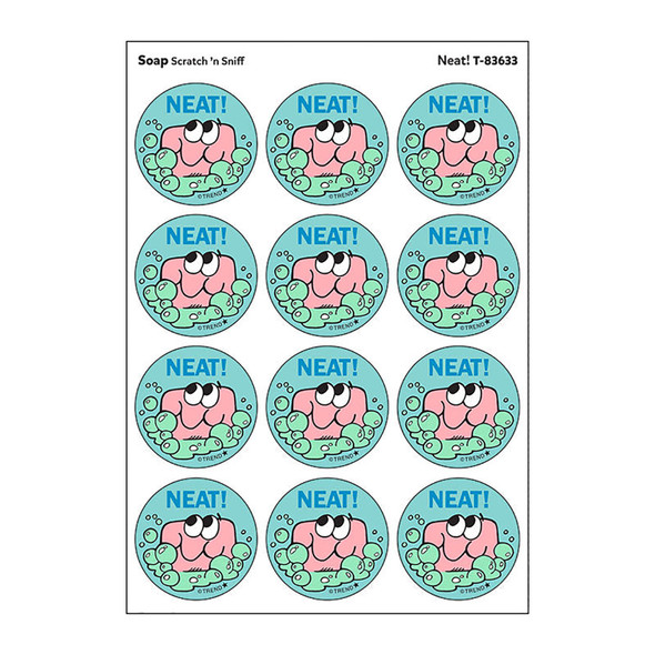 Neat!/Soap Scent Retro Scratch 'n Sniff Stinky Stickers, 24 ct.