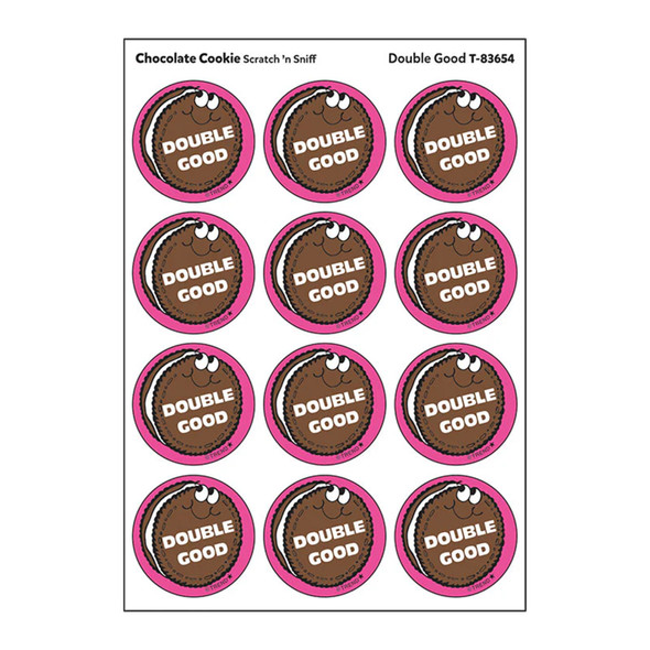 Double Good/ Chocolate Cookie Scent Stickers, 24 ct.
