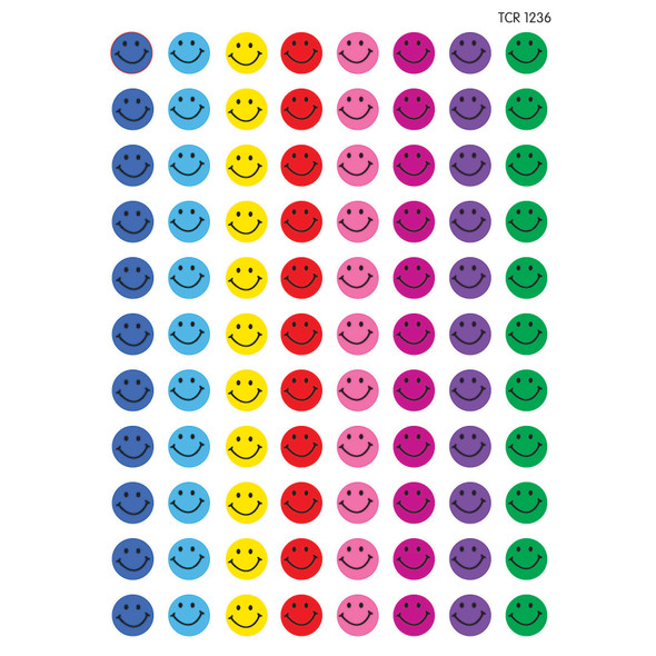 Happy Faces Mini Stickers, Pack of 528