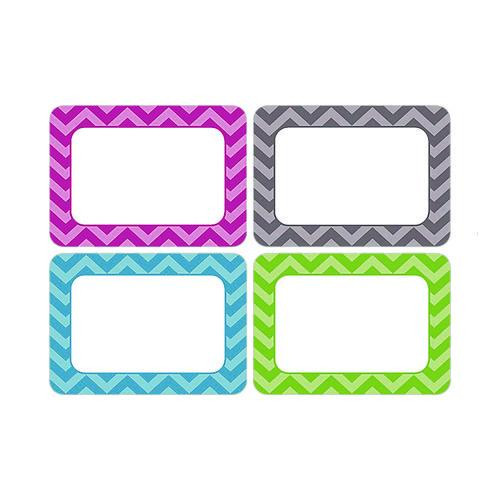 Chevron Name Tags, Multi Pack, Pack of 36