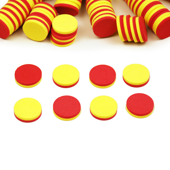 Two-Color Counters - Foam - Magnetic - Set of 200