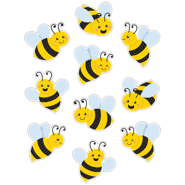 Buzzing Bees Accents, Pack of 30