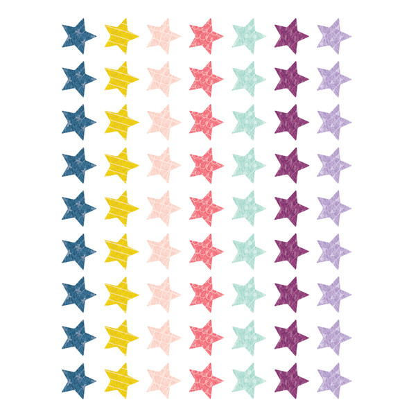 Oh Happy Day Stars Mini Stickers, 377 Per Pack, 12 Packs