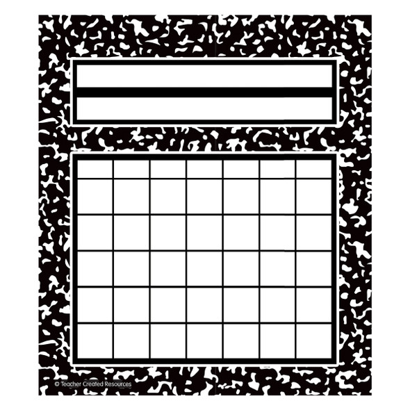 Cool for School Composition Incentive Charts, Pack of 36