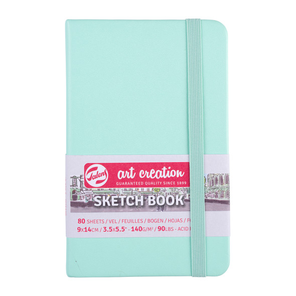 Sketchbook, 80 Sheets, 90lbs, Fresh Mint Cover, 3.5" x 5.5"