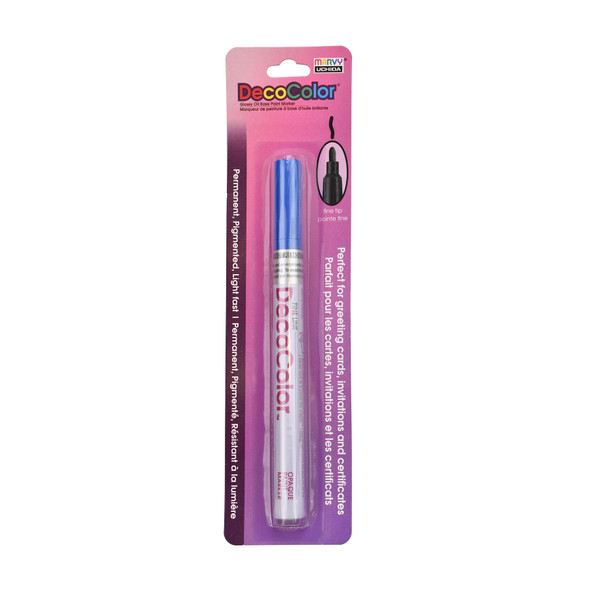 DecoColor Paint Marker, Fine, 200-S, Blue #3