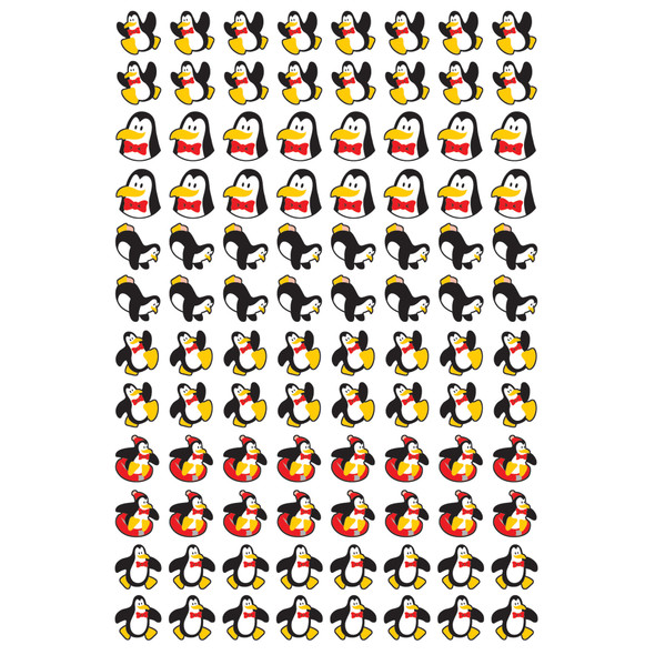 Perky Penguins superShapes Stickers, 800 Per Pack, 6 Packs Perky Penguins superShapes Stickers, 800 Per Pack, 6 Packs