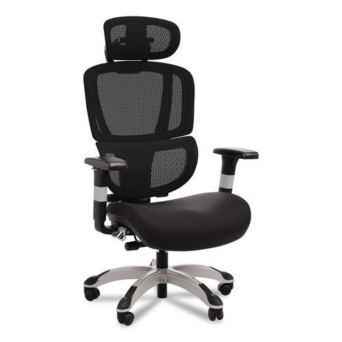 Minverva Pro Multifunction Chair, Supports Up To 275 Lb, 17.7" To 21.4" Seat Height, Black Seat, Black Back, Black Base
