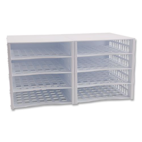 Literature Organizer, 8 Sections, 21 X 12.25, White