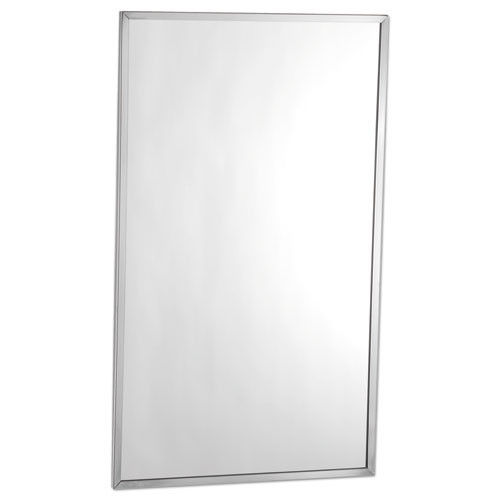 Channel-framed Mirror, Rectangular, 18"w X 24"h