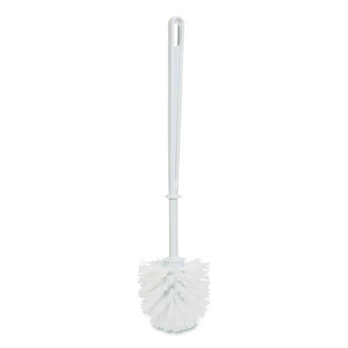 Spiral Bowl Brush, 13" Handle, White