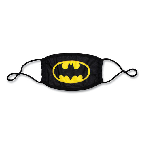 Cloth Face Mask, Cotton/polyester/spandex, Adult, Batman Logo Print