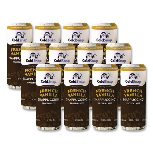 French Vanilla Snappuccino Frozen Latte Pod, 7. 1 Oz Pod For Coldsnap Machine, 12/carton