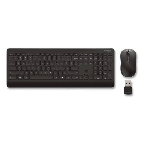Wireless Desktop 900 Keyboard And Optical Mouse Combo, 2.4 Ghz Frequency/30 Ft Wireless Range, Black