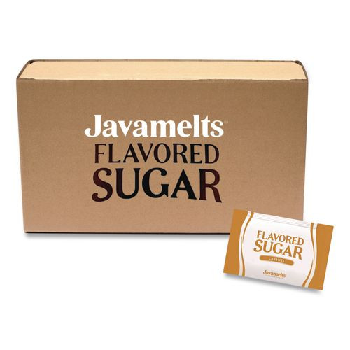 Flavored Sugar, Caramel, 0.08 Oz Packet, 1,000/carton