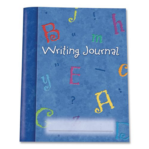 Writing Journals, Medium/college Rule, Blue/multicolor Cover, (64) 9 X 7 Sheets, 10 Journals