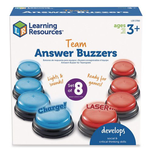 Team Answer Buzzers, Ages 3 And Up, 4 Buzzers