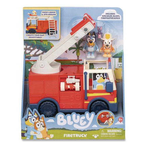 Series 10: Firetruck Vehicle, Ages 3 And Up, 5 Pieces