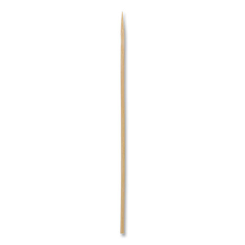 Bamboo Skewers, Paper, 6", Natural, 100/pack