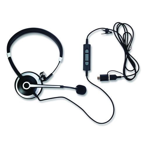 Spt-hsusb1 Over-the-head Monaural Headset
