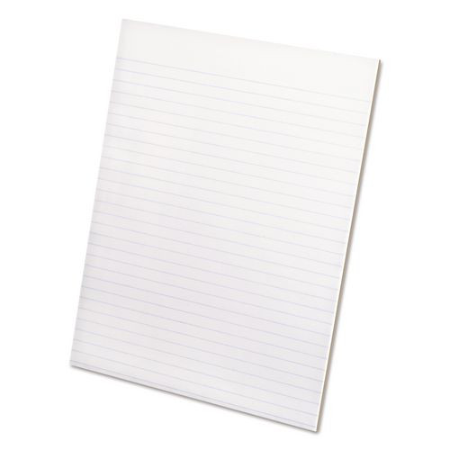 Glue Top Pads, Narrow Rule, (50) White 8.5 X 11 Sheets, Dozen