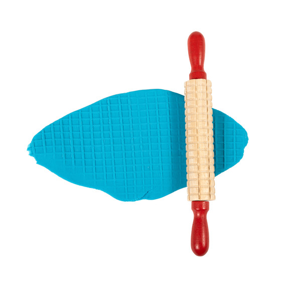 Mini Textured Wooden Rolling Pins - Set of 6