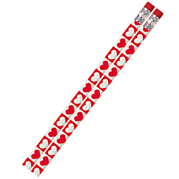 Hearts 'O Glitter Pencil, Pack of 144