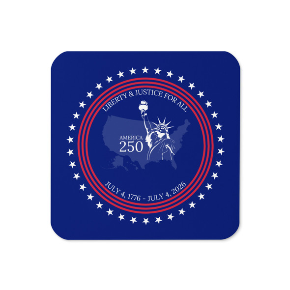 America 250 Patriotic Drink Coaster