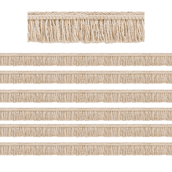 Wonderfully Wild Fringe Die-Cut Border Trim, 35 Feet Per Pack, 6 Packs