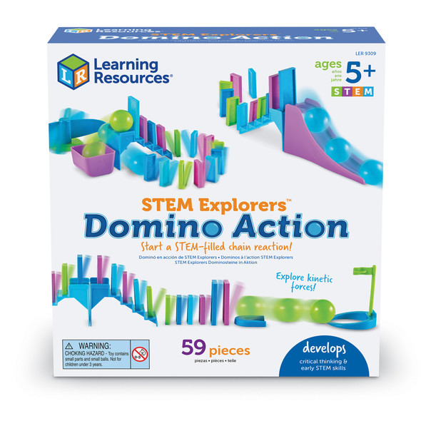 STEM Explorers™ Domino Action, 59 Pieces STEM Explorers™ Domino Action, 59 Pieces