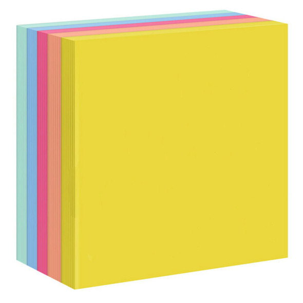 Super Sticky Notes, 3x3 in, Summer Joy Collection, Assorted Colors, 90 Sheets/Pad, 5 Pads/Pack, 2 Packs