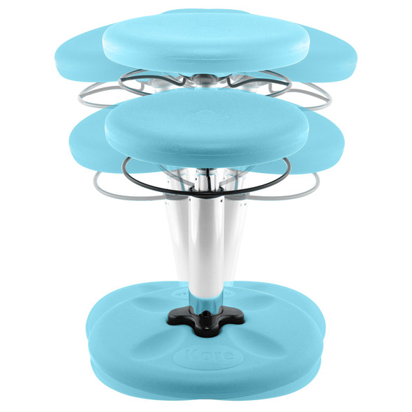 Kids Adjustable Standard Wobble Chair 14-19", Pale Blue