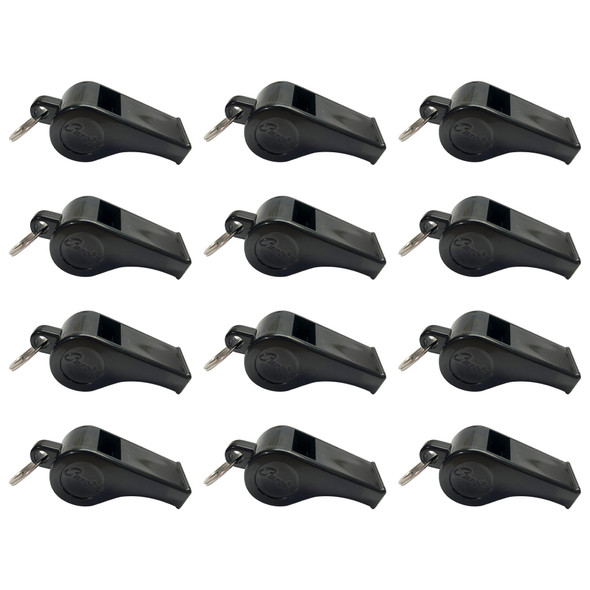Whistles, Plastic, 12 Per Pack, 3 Packs