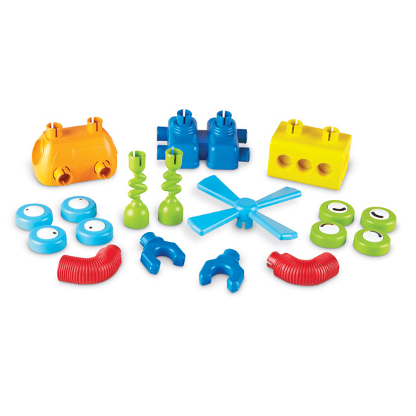 1-2-3 Build It!™ Robot Factory, 18 Pieces