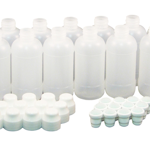 Marker Bottles 2oz/59ml, Dauber Tips & Caps, Bag of 12 Marker Bottles 2oz/59ml, Dauber Tips & Caps, Bag of 12