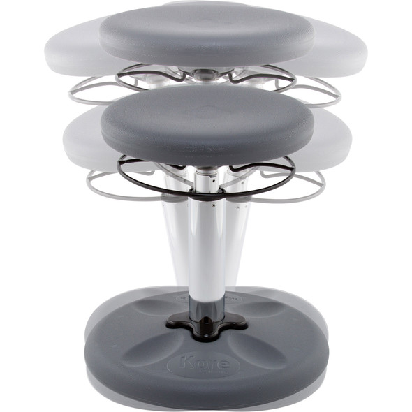 Kids Adjustable Standard Wobble Chair 14-19", Grey