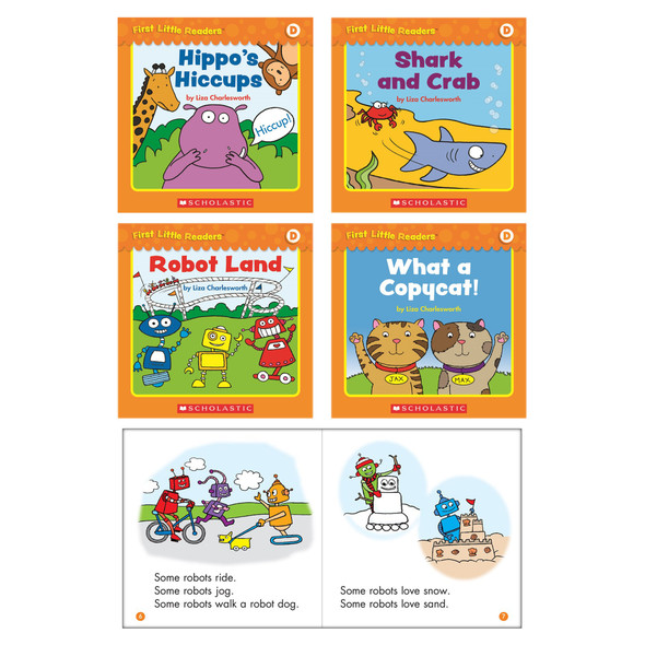 First Little Readers Book Box Set, Level D, 5 Copies of 20 Titles First Little Readers Book Box Set, Level D, 5 Copies of 20 Titles