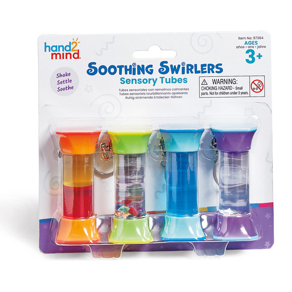 Soothing Swirlers Sensory Tubes Keychains for Kids