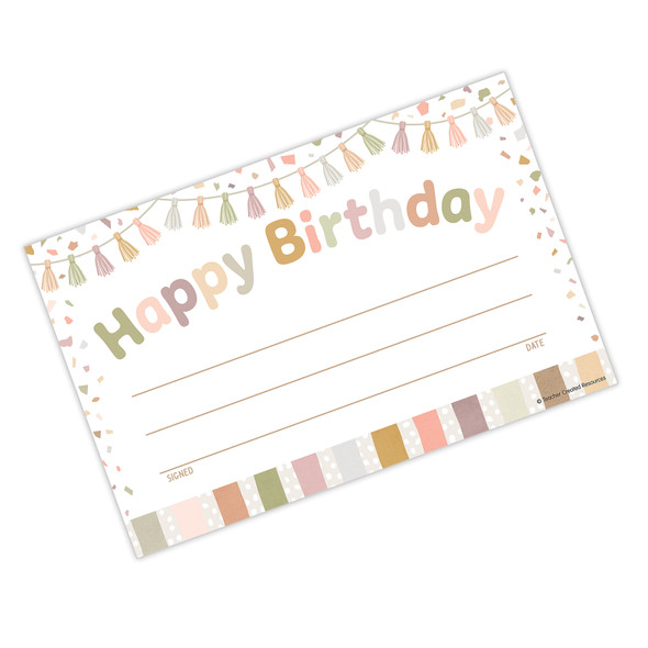 Terrazzo Tones Happy Birthday Awards, 30 Per Pack, 6 Packs Terrazzo Tones Happy Birthday Awards, 30 Per Pack, 6 Packs