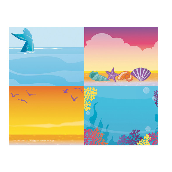 Seas the Day Name Tags, 2-7/8" x 2-1/4", 40 Per Pack, 6 Packs Seas the Day Name Tags, 2-7/8" x 2-1/4", 40 Per Pack, 6 Packs