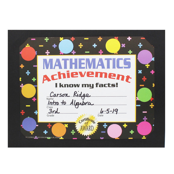 Gold Foil Stamped Black Certificate Folders, 10" x 13", Pack of 30 Gold Foil Stamped Black Certificate Folders, 10" x 13", Pack of 30