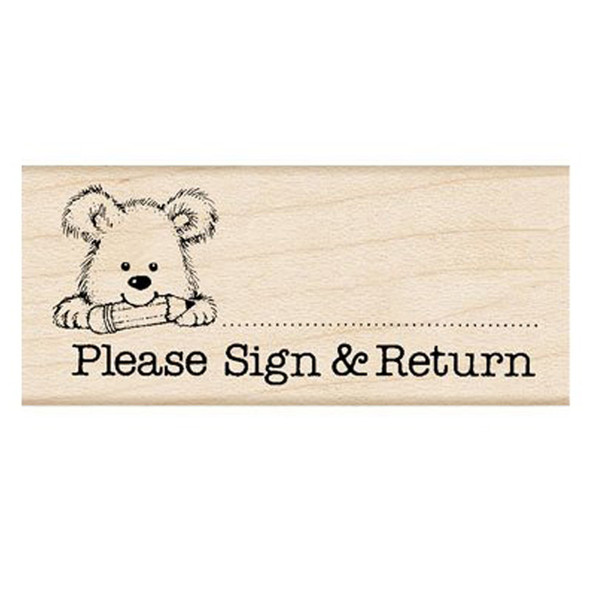 Please Sign & Return Pup Stamp, Pack of 3 Please Sign & Return Pup Stamp, Pack of 3