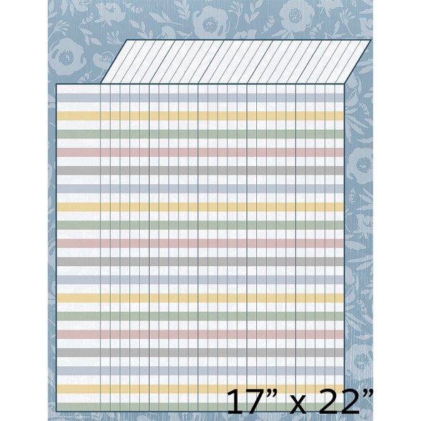 Classroom Cottage Incentive Chart, 17" x 22", Pack of 6 Classroom Cottage Incentive Chart, 17" x 22", Pack of 6