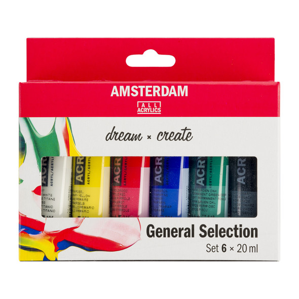 Standard Acrylic General Set, 6 x 20mL