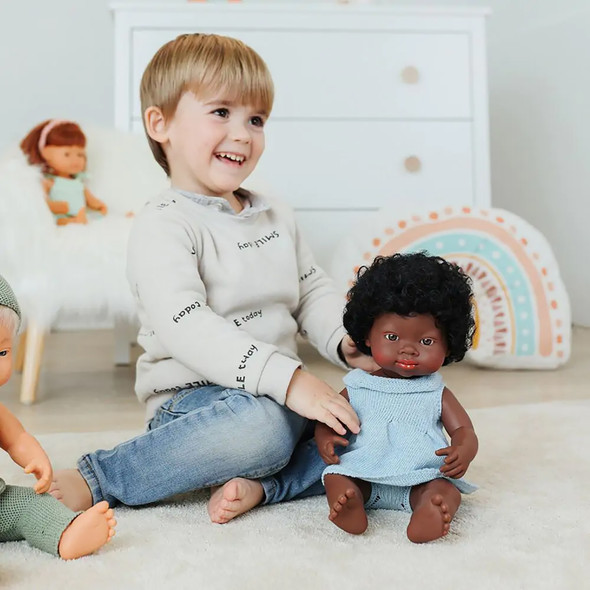 Clothes for 15" Dolls, Knitted Outfit Dress & Headband Clothes for 15" Dolls, Knitted Outfit Dress & Headband