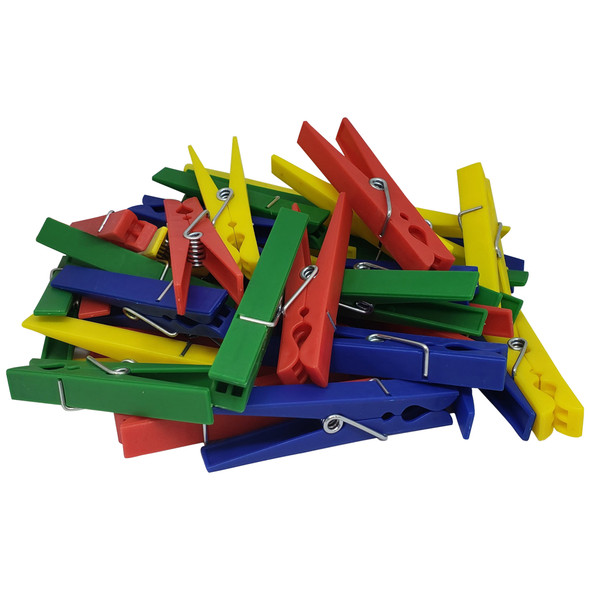 Plastic Clothespins, 40 Per Pack, 3 Packs Plastic Clothespins, 40 Per Pack, 3 Packs