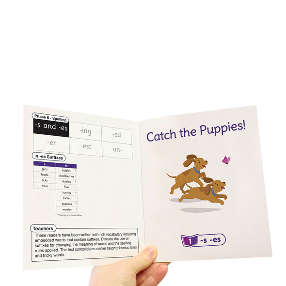 Fix Its Decodable Readers Suffixes Fiction Phase 6, Set of 12 Fix Its Decodable Readers Suffixes Fiction Phase 6, Set of 12